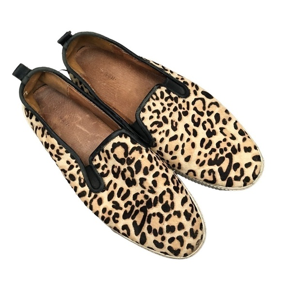 Halogen Baylee Leopard Print Slip On Platform Sneakers 9.5 - Picture 2 of 7